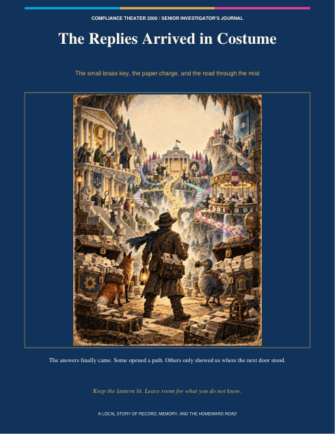 Cover of The Replies Arrived in Costume