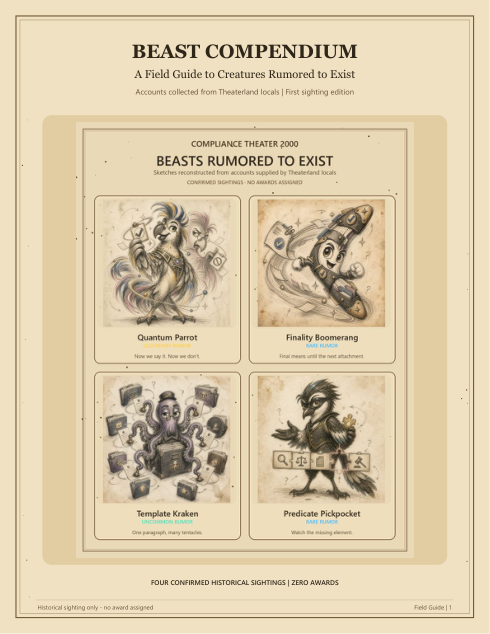 Cover of Beast Compendium - First Sighting Edition